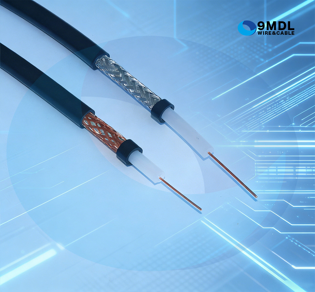 SYV-75-5实心聚乙烯绝缘聚氯乙烯护套75欧姆视频同轴电缆